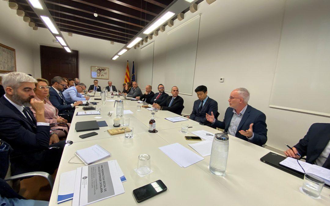 Una perspectiva social de l’Acció Exterior catalana: Trobada amb els delegats i delegades del Govern a l’exterior.